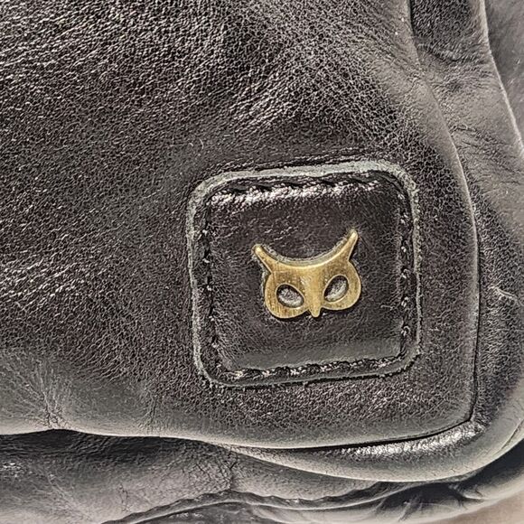 Wise Owl Leather Crossbody Bag Purse Black Travel Business Work Casual - Picture 13 of 15